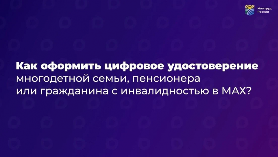 Теперь многодетным семьям не обязательно носить с собой бумажное удостоверение.